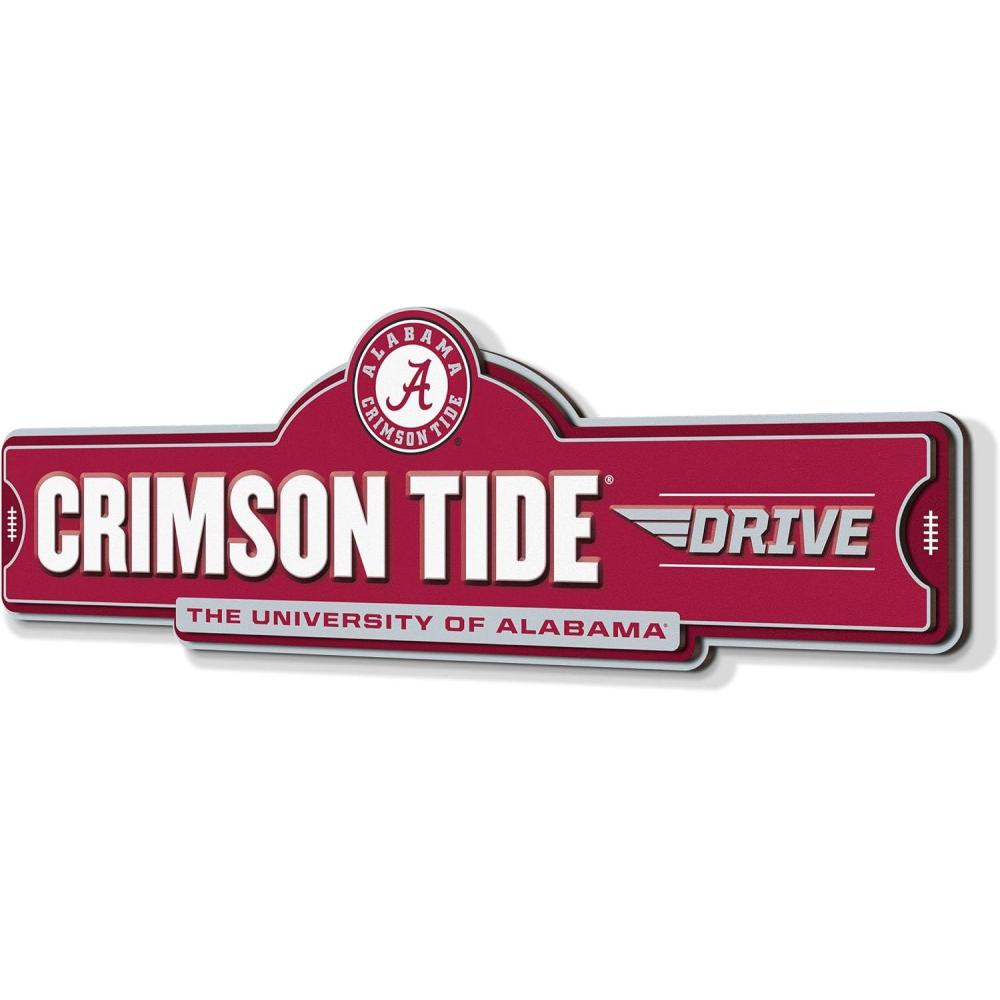 image:imageYouTheFan NCAA 3D Street Sign precisioncrafted readytohang wall art officially licensed and stylish addition for the ultimate team fanAlabama Crimson Tide