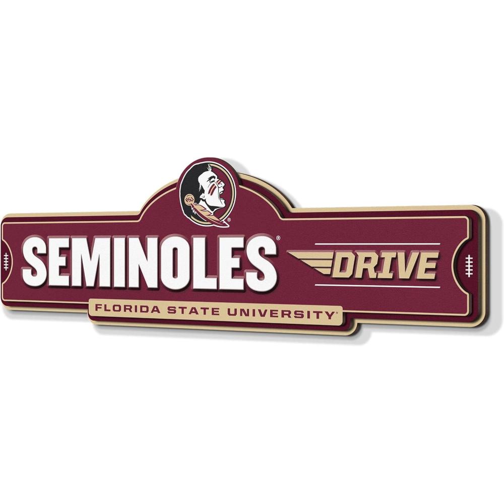 image:imageYouTheFan NCAA 3D Street Sign precisioncrafted readytohang wall art officially licensed and stylish addition for the ultimate team fanFlorida State Seminoles