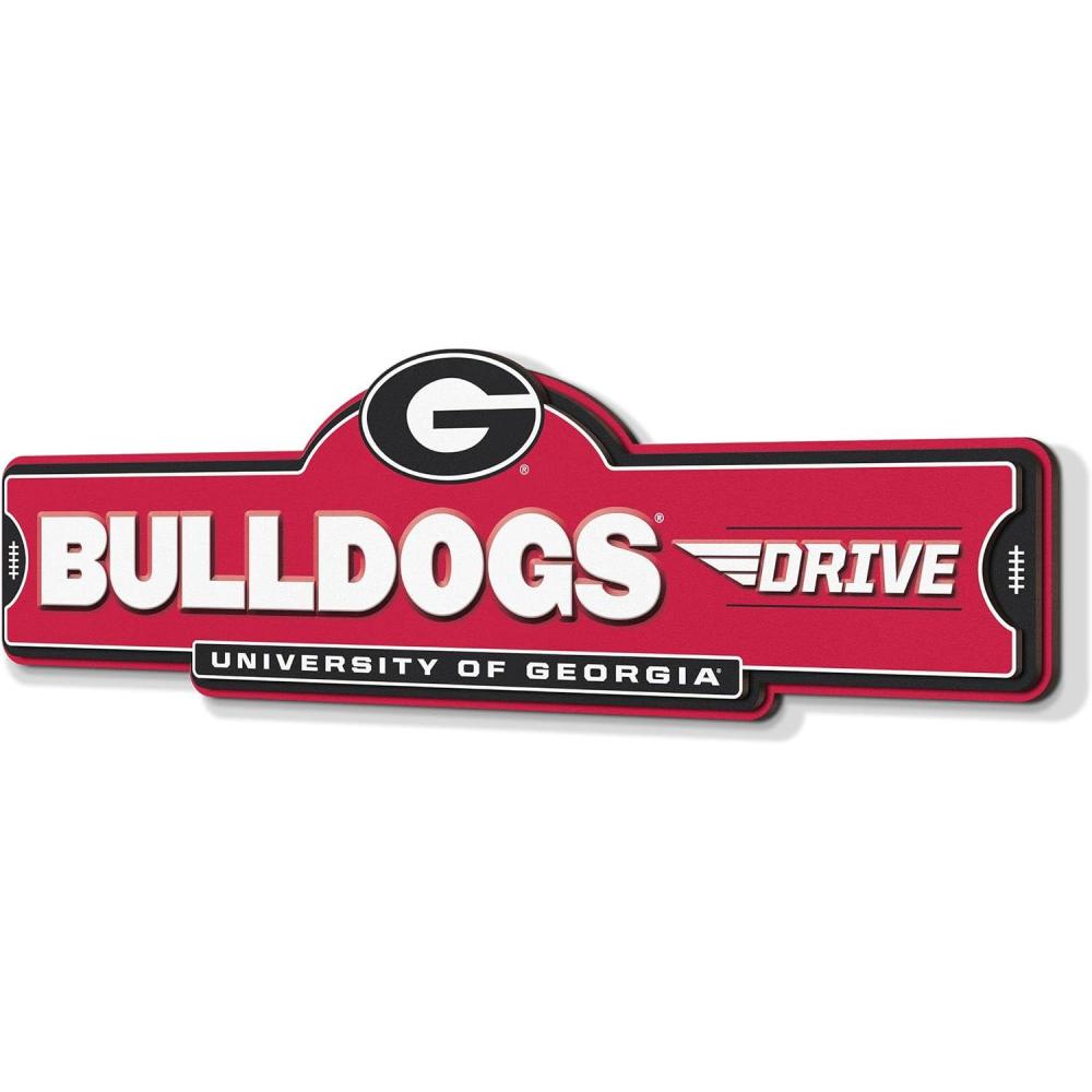 image:imageYouTheFan NCAA 3D Street Sign precisioncrafted readytohang wall art officially licensed and stylish addition for the ultimate team fanGeorgia Bulldogs