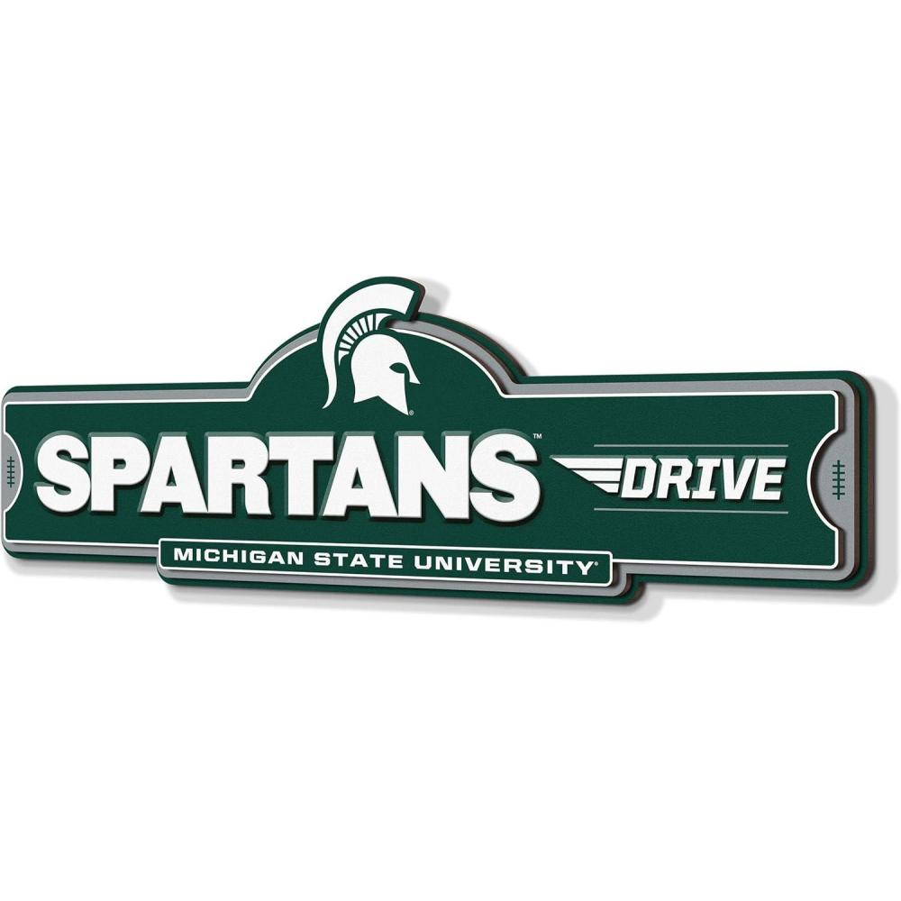 image:imageYouTheFan NCAA 3D Street Sign precisioncrafted readytohang wall art officially licensed and stylish addition for the ultimate team fanMichigan State Spartans