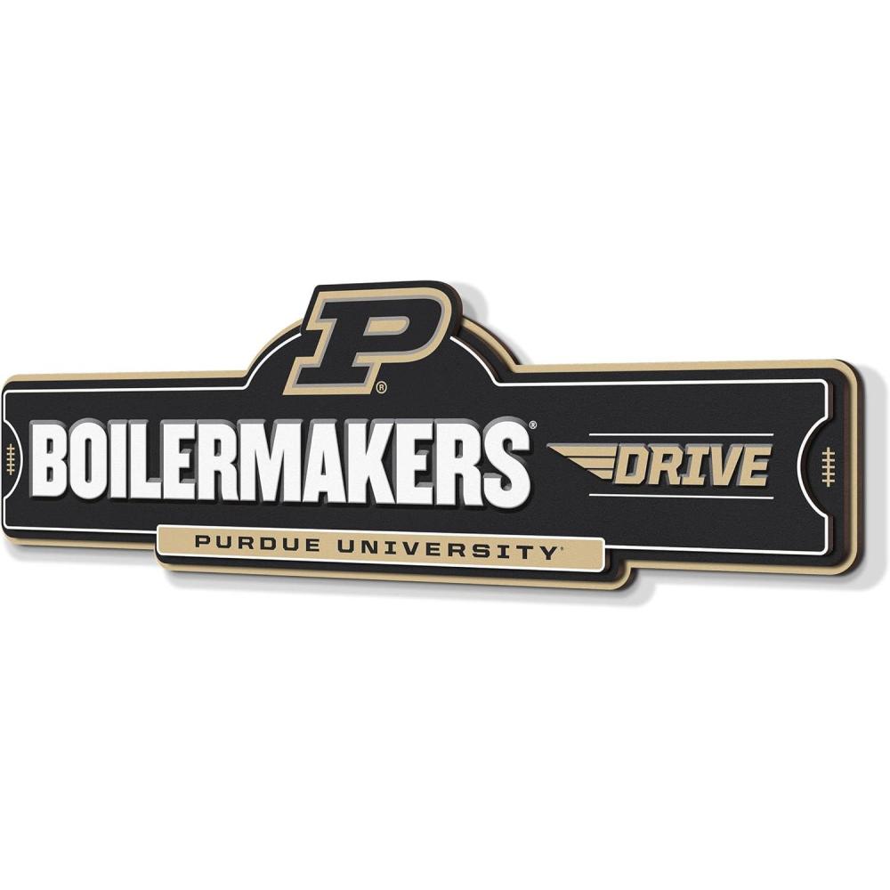 image:imageYouTheFan NCAA 3D Street Sign precisioncrafted readytohang wall art officially licensed and stylish addition for the ultimate team fanPurdue Boilermakers