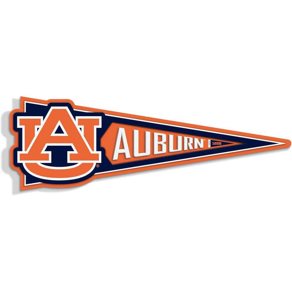 image:imageYouTheFan NCAA 3D Wall Pennant precisioncrafted unique shape made of multiple layers readytohang officially licensed and stylish addition for ultimate team fanAuburn Tigers
