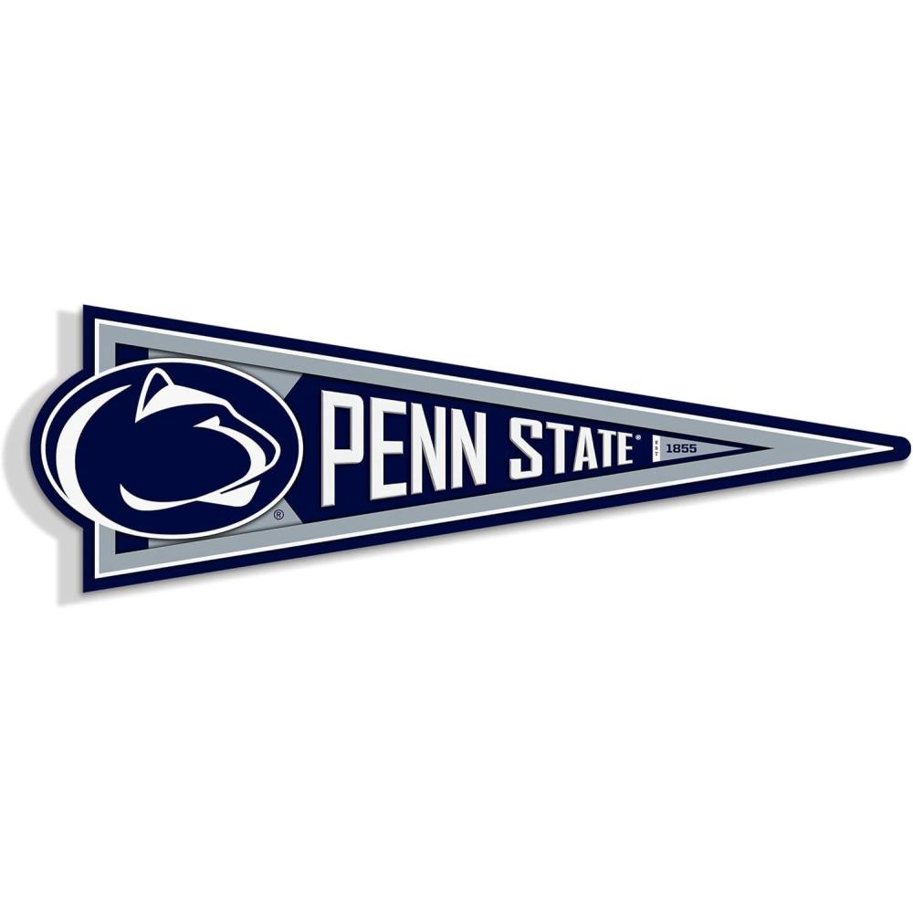 image:imageYouTheFan NCAA 3D Wall Pennant precisioncrafted unique shape made of multiple layers readytohang officially licensed and stylish addition for ultimate team fanPenn State Nittany Lions
