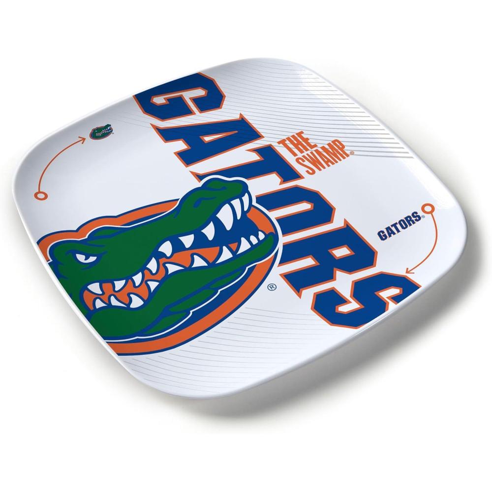 image:imageYouTheFan OfficiallyLicensed NCAA Large Party Plate 1025 x 1025 100 Melamine Dishwasher Safe BPA Free Fan Gift for Snacks appetizers and FoodFlorida Gators