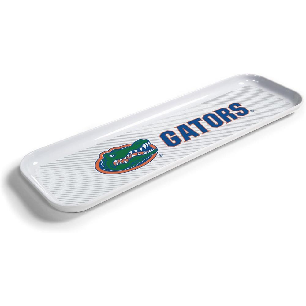 image:imageYouTheFan OfficiallyLicensed NCAA Snack Platter Platter  100 Melamine Dishwasher Safe BPA Free  16 x 5  Fan Gift for Snacks appetizers and FoodFlorida Gators