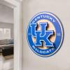 YouTheFan NCAA 3D Circle Backer Wall Art, precision-crafted, multiple layers create striking depth, ready-to-hang, officially licensed and visually stands out(Kentucky Wildcats)