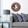 YouTheFan NCAA 3D Circle Backer Wall Art, precision-crafted, multiple layers create striking depth, ready-to-hang, officially licensed and visually stands out(Florida State Seminoles)