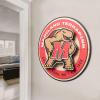YouTheFan NCAA 3D Circle Backer Wall Art, precision-crafted, multiple layers create striking depth, ready-to-hang, officially licensed and visually stands out(Maryland Terrapins)