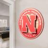YouTheFan NCAA 3D Circle Backer Wall Art, precision-crafted, multiple layers create striking depth, ready-to-hang, officially licensed and visually stands out(Nebraska Cornhuskers)