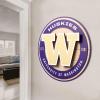 YouTheFan NCAA 3D Circle Backer Wall Art, precision-crafted, multiple layers create striking depth, ready-to-hang, officially licensed and visually stands out(Washington Huskies)