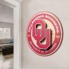 YouTheFan NCAA 3D Circle Backer Wall Art, precision-crafted, multiple layers create striking depth, ready-to-hang, officially licensed and visually stands out(Oklahoma Sooners)