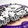 YouTheFan NCAA 3D Circle Backer Wall Art, precision-crafted, multiple layers create striking depth, ready-to-hang, officially licensed and visually stands out(TCU Horned Frogs)