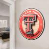 YouTheFan NCAA 3D Circle Backer Wall Art, precision-crafted, multiple layers create striking depth, ready-to-hang, officially licensed and visually stands out(Texas Tech Red Raiders)