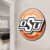 YouTheFan NCAA 3D Circle Backer Wall Art, precision-crafted, multiple layers create striking depth, ready-to-hang, officially licensed and visually stands out(Oklahoma State Cowboys)