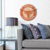 YouTheFan NCAA 3D Circle Backer Wall Art, precision-crafted, multiple layers create striking depth, ready-to-hang, officially licensed and visually stands out(Texas Longhorns)