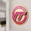 YouTheFan NCAA 3D Circle Backer Wall Art, precision-crafted, multiple layers create striking depth, ready-to-hang, officially licensed and visually stands out(Virginia Tech Hokies)