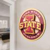 YouTheFan NCAA 3D Circle Backer Wall Art, precision-crafted, multiple layers create striking depth, ready-to-hang, officially licensed and visually stands out(Iowa State Cyclones)