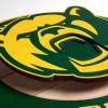 YouTheFan NCAA 3D Circle Backer Wall Art, precision-crafted, multiple layers create striking depth, ready-to-hang, officially licensed and visually stands out(Baylor Bears)