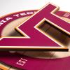 YouTheFan NCAA 3D Circle Backer Wall Art, precision-crafted, multiple layers create striking depth, ready-to-hang, officially licensed and visually stands out(Virginia Tech Hokies)