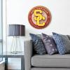 YouTheFan NCAA 3D Circle Backer Wall Art, precision-crafted, multiple layers create striking depth, ready-to-hang, officially licensed and visually stands out(USC Trojans)