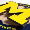 YouTheFan NCAA 3D Circle Backer Wall Art, precision-crafted, multiple layers create striking depth, ready-to-hang, officially licensed and visually stands out(Michigan Wolverines)