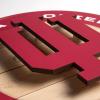 YouTheFan NCAA 3D Circle Backer Wall Art, precision-crafted, multiple layers create striking depth, ready-to-hang, officially licensed and visually stands out(Indiana Hoosiers)