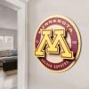 YouTheFan NCAA 3D Circle Backer Wall Art, precision-crafted, multiple layers create striking depth, ready-to-hang, officially licensed and visually stands out(Minnesota Golden Gophers)