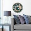 YouTheFan NCAA 3D Circle Backer Wall Art, precision-crafted, multiple layers create striking depth, ready-to-hang, officially licensed and visually stands out(Michigan State Spartans)