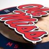 YouTheFan NCAA 3D Circle Backer Wall Art, precision-crafted, multiple layers create striking depth, ready-to-hang, officially licensed and visually stands out(Mississippi Rebels)