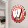 YouTheFan NCAA 3D Circle Backer Wall Art, precision-crafted, multiple layers create striking depth, ready-to-hang, officially licensed and visually stands out(Wisconsin Badgers)
