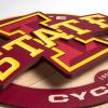 YouTheFan NCAA 3D Circle Backer Wall Art, precision-crafted, multiple layers create striking depth, ready-to-hang, officially licensed and visually stands out(Iowa State Cyclones)