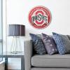 YouTheFan NCAA 3D Circle Backer Wall Art, precision-crafted, multiple layers create striking depth, ready-to-hang, officially licensed and visually stands out(Ohio State Buckeyes)