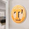 YouTheFan NCAA 3D Circle Backer Wall Art, precision-crafted, multiple layers create striking depth, ready-to-hang, officially licensed and visually stands out(Tennessee Volunteers)