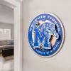 YouTheFan NCAA 3D Circle Backer Wall Art, precision-crafted, multiple layers create striking depth, ready-to-hang, officially licensed and visually stands out(Memphis Tigers)