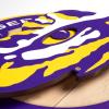 YouTheFan NCAA 3D Circle Backer Wall Art, precision-crafted, multiple layers create striking depth, ready-to-hang, officially licensed and visually stands out(LSU Tigers)