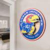 YouTheFan NCAA 3D Circle Backer Wall Art, precision-crafted, multiple layers create striking depth, ready-to-hang, officially licensed and visually stands out(Kansas Jayhawks)