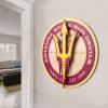 YouTheFan NCAA 3D Circle Backer Wall Art, precision-crafted, multiple layers create striking depth, ready-to-hang, officially licensed and visually stands out(Arizona State Sun Devils)