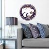 YouTheFan NCAA 3D Circle Backer Wall Art, precision-crafted, multiple layers create striking depth, ready-to-hang, officially licensed and visually stands out(Kansas State Wildcats)