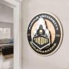 YouTheFan NCAA 3D Circle Backer Wall Art, precision-crafted, multiple layers create striking depth, ready-to-hang, officially licensed and visually stands out(Purdue Boilermakers)