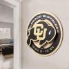 YouTheFan NCAA 3D Circle Backer Wall Art, precision-crafted, multiple layers create striking depth, ready-to-hang, officially licensed and visually stands out(Colorado Buffaloes)