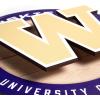 YouTheFan NCAA 3D Circle Backer Wall Art, precision-crafted, multiple layers create striking depth, ready-to-hang, officially licensed and visually stands out(Washington Huskies)
