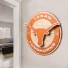 YouTheFan NCAA 3D Circle Backer Wall Art, precision-crafted, multiple layers create striking depth, ready-to-hang, officially licensed and visually stands out(Texas Longhorns)