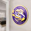 YouTheFan NCAA 3D Circle Backer Wall Art, precision-crafted, multiple layers create striking depth, ready-to-hang, officially licensed and visually stands out(LSU Tigers)