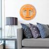 YouTheFan NCAA 3D Circle Backer Wall Art, precision-crafted, multiple layers create striking depth, ready-to-hang, officially licensed and visually stands out(Tennessee Volunteers)