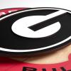 YouTheFan NCAA 3D Circle Backer Wall Art, precision-crafted, multiple layers create striking depth, ready-to-hang, officially licensed and visually stands out(Georgia Bulldogs)