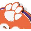 YouTheFan NCAA 3D Street Sign, precision-crafted, ready-to-hang wall art, officially licensed and stylish addition for the ultimate team fan(Clemson Tigers)