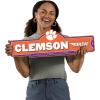 YouTheFan NCAA 3D Street Sign, precision-crafted, ready-to-hang wall art, officially licensed and stylish addition for the ultimate team fan(Clemson Tigers)