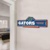 YouTheFan NCAA 3D Street Sign, precision-crafted, ready-to-hang wall art, officially licensed and stylish addition for the ultimate team fan(Florida Gators)