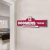 YouTheFan NCAA 3D Street Sign, precision-crafted, ready-to-hang wall art, officially licensed and stylish addition for the ultimate team fan(Indiana Hoosiers)