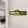 YouTheFan NCAA 3D Street Sign, precision-crafted, ready-to-hang wall art, officially licensed and stylish addition for the ultimate team fan(Iowa Hawkeyes)